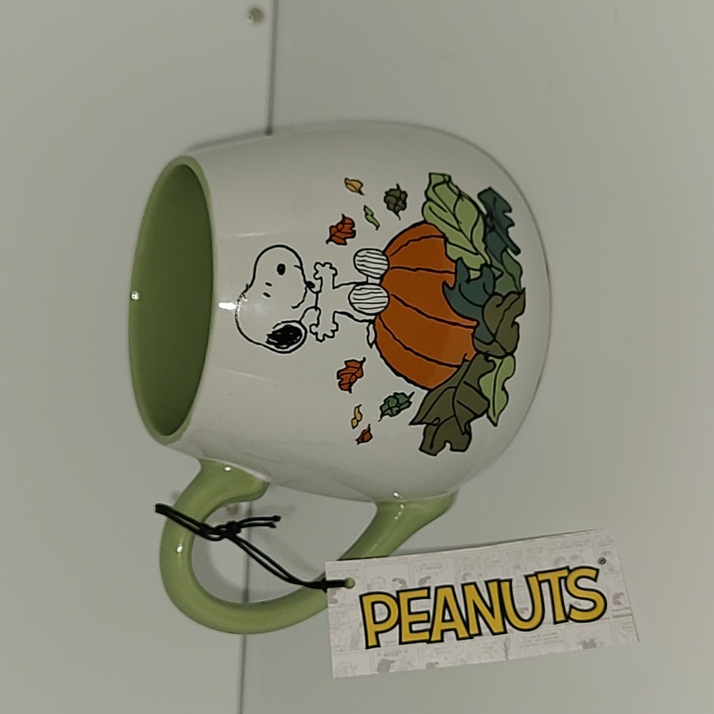 NWT Peanuts Snoopy Fall Great Pumpkin Mug